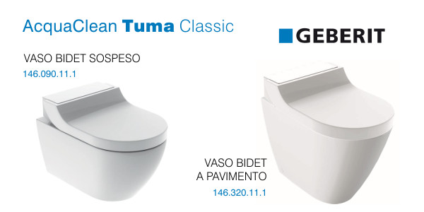 Vaso-Bidet Geberit AquaClean Tuma Classic