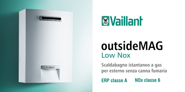 Scaldabagno Vaillant outsideMAG 128/1-5 RT Low Nox