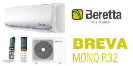 Climatizzatore monosplit inverter Beretta Breva 9.000-1
