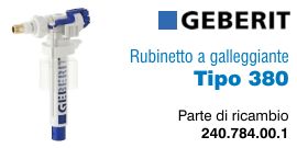 Ricambio rubinetto a galleggiante Geberit Tipo 380