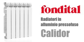 Radiatore in alluminio Fondital Calidor
