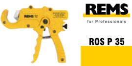 Cesoie per tubi REMS ROS P 35