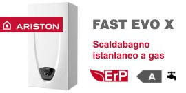 Scaldabagno Ariston Fast Evo X Display Ont 14 NG