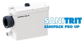 Trituratore da incasso Sanitrit Sanipack Pro Up