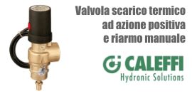 Valvola scarico termico Caleffi 542/870