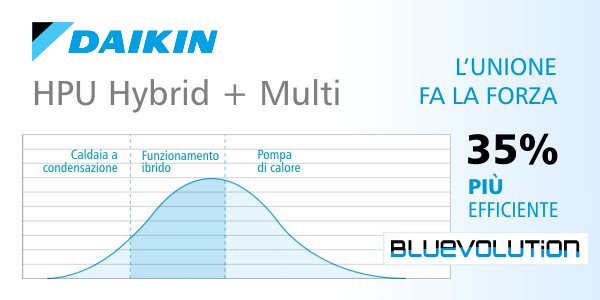 Sopralluoghi gratuiti dei tecnici specializzati Daikin HPU Hybrid + Multi, consulenza, progettazione degli impianti ibridi di climatizzazione e preventivi gratuiti in collaborazione con Daikin Italia Divisione Riscaldamento