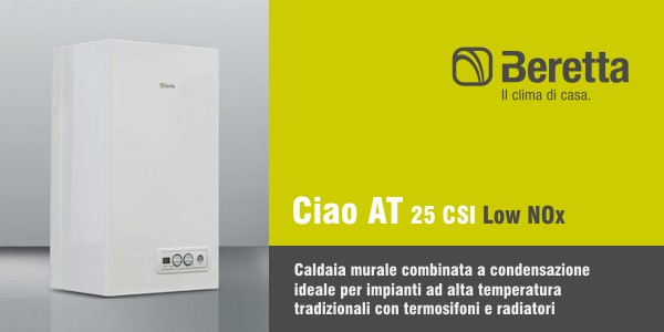 Caldaia Beretta Ciao AT 25 CSI Low Nox in offerta - Termoidraulica Coico  Roma