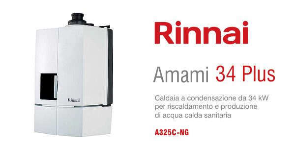 Caldaia a condensazione Rinnai Amami 34 Plus