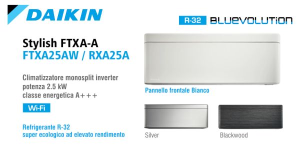 Climatizzatore Daikin Stylish FTXA-25AW