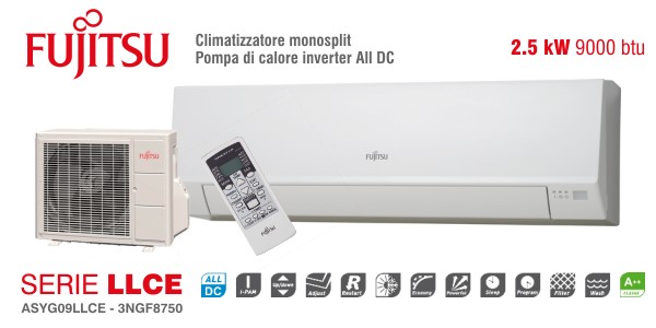 Climatizzatore Fujitsu ASYG09LLCE