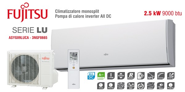 Climatizzatore Fujitsu ASYG09LUCA