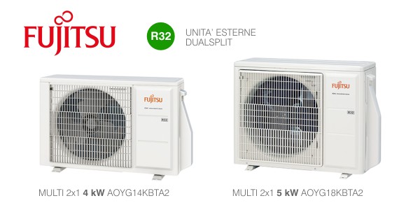 Climatizzatore Fujitsu multisplit R32