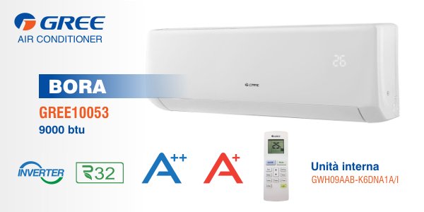 Climtizzatore Gree Bora GREE10053 unità interna