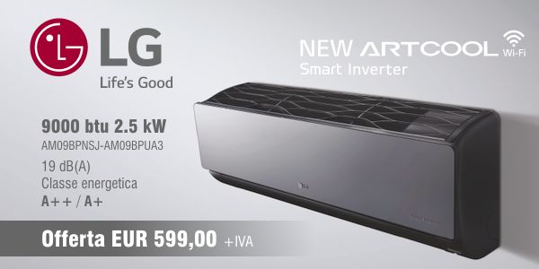 Climatizzatore LG Electronics Smart Inverter Artcool WiFi 9000