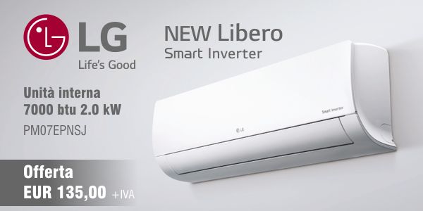 Climatizzatore LG Electronics Smart Inverter unità interna Libero 7000