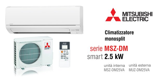 Climatizzatore Mitsubishi Electric Smart 25