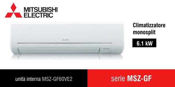 Climatizzatore Mitsubishi Electric unità interna MSZ-GF60VE2