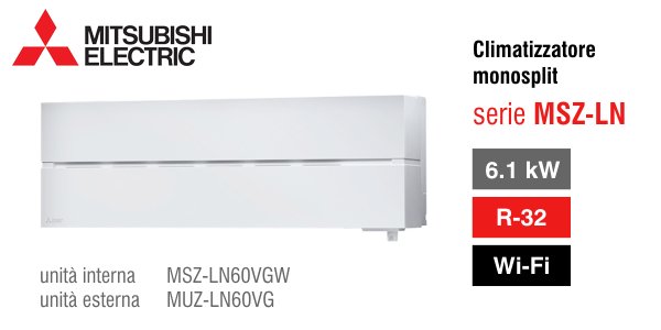 Climatizzatore Mitsubishi Electric MSZ-LN60VG