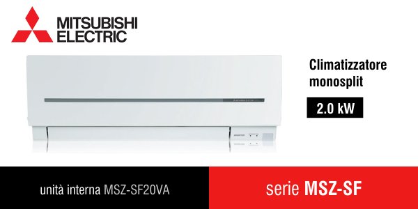Climatizzatore Mitsubishi Electric unità interna MSZ-SF20VA