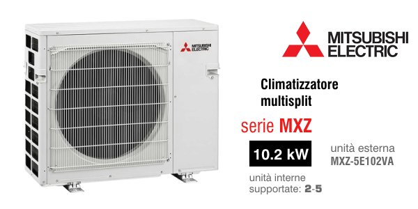 Climatizzatore Mitsubishi Electric unità esterna MXZ-5E102VA pentasplit