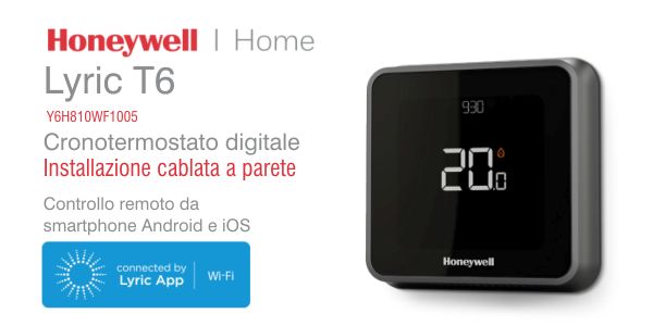 Cronotermostato Honeywell Lyric T6