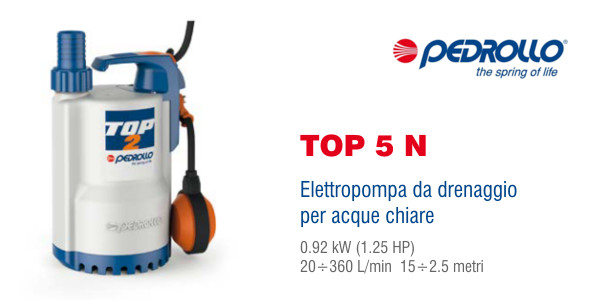 Elettropompa Pedrollo Top 5 N