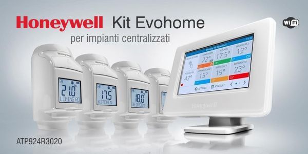Kit Honeywell Evohome per impianti centralizzati