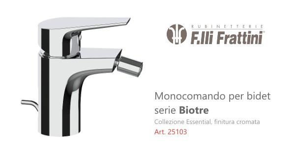 Monocomando bidet Frattini Biotre