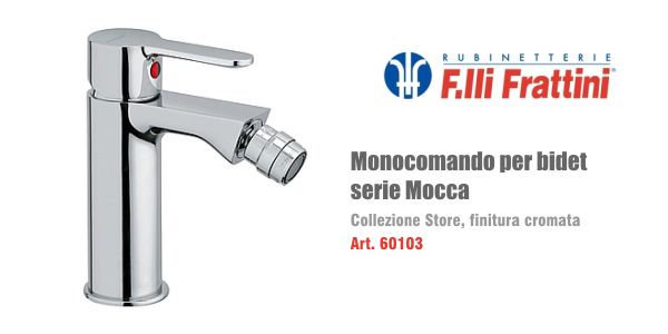 Monocomando bidet Frattini serie Mocca