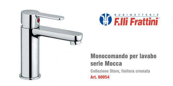 Monocomando lavabo Frattini serie Mocca