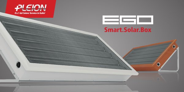 In offerta i sistemi solari Pleion Smart.Solar.Box EGO, pannelli solari all-in-one da 105 a 260 litri