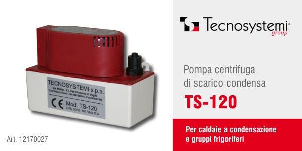 Pompa di scarico condensa Tecnosystemi TS-120