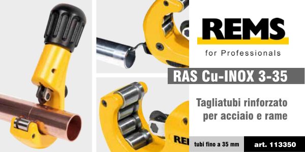 Tagliatubi REMS RAS Cu-INOX 3-35 in offerta - Termoidraulica Coico Roma