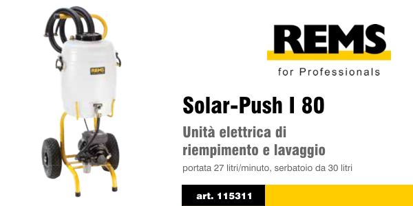 REMS Solar-Push I 80, unità di riempimento e lavaggio