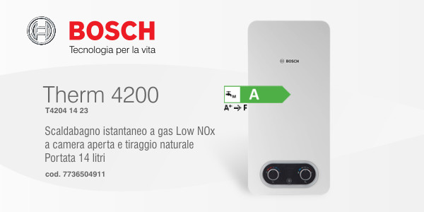 Scaldabagno Bosch Therm 4200 14 Low Nox