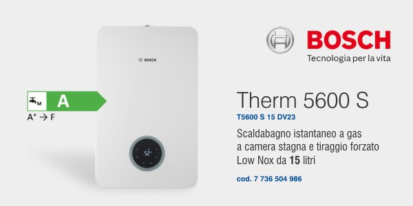 Scaldabagno Bosch Therm 5600 S 15