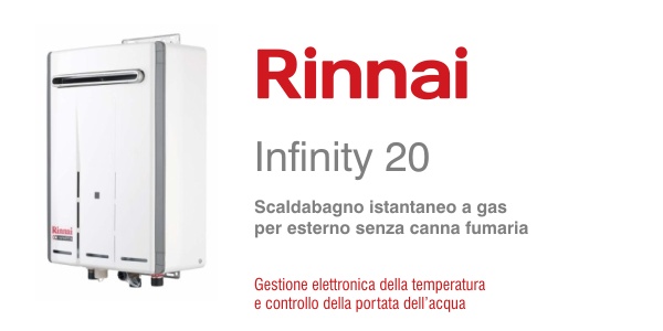 Scaldabagno Rinnai Infinity 20e