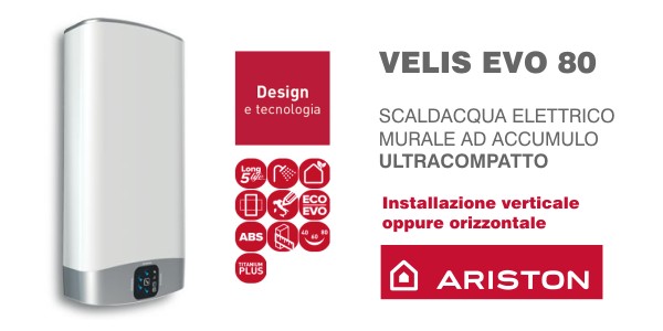 Scaldacqua elettrico Ariston Velis Evo 80 in offerta