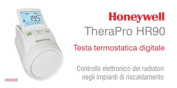 Testa termostatica Honeywell TheraPro HR90
