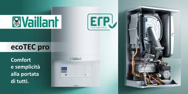 Offerta caldaie a condensazione Vaillant ecoTEC Pro VMW, ERP classe A